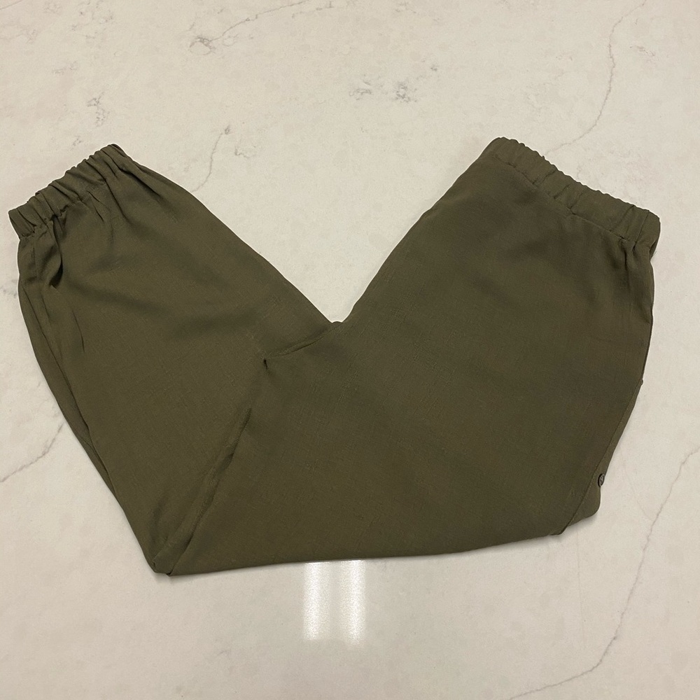 Doe & Rae OLIVE GREEN PANTS - Picture 5 of 9